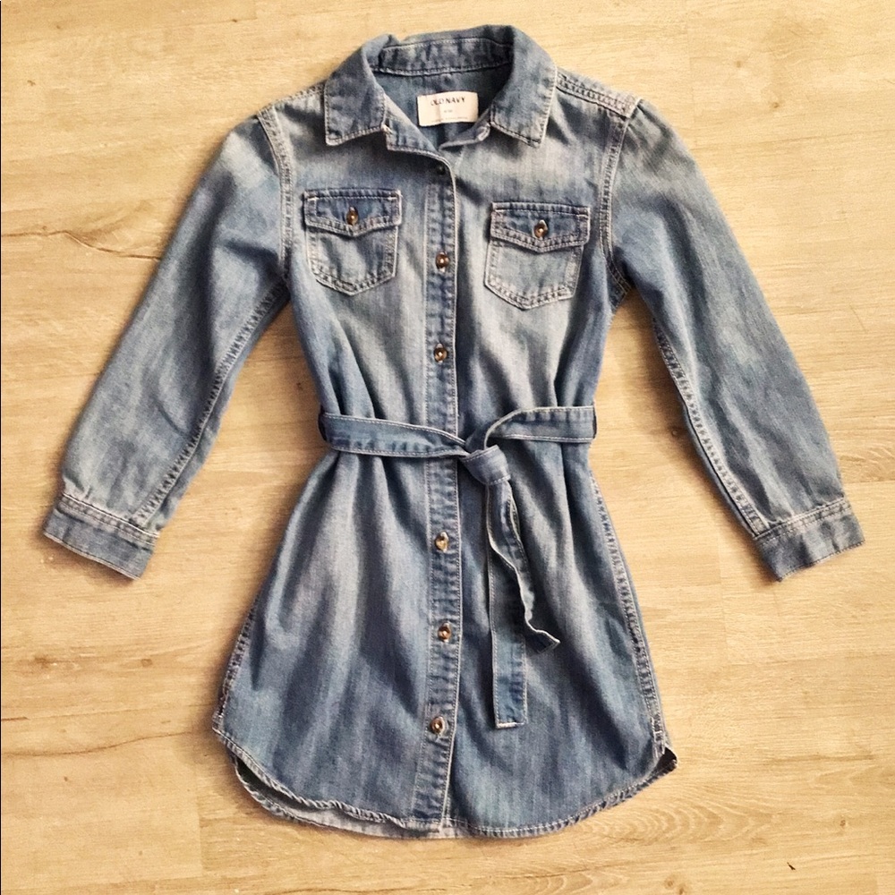 Girls Denim Dress - Medium